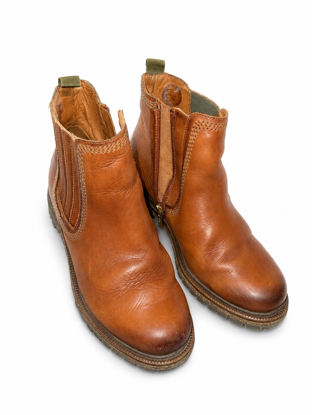 Pikolinos Royal W4D 8576 Leather Chelsea Ankle Boots Brown Women’s EU 38 W7.5